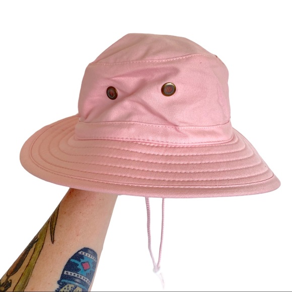 Accessories - Cute Pink Beach BUCKET HAT Summer Sun